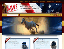 Tablet Screenshot of davismanufacturing.com